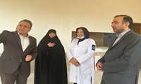 بازدید مدیر کل امور خیرین و موسسات خیریه سلامت از بیمارستان شهید فهمیده